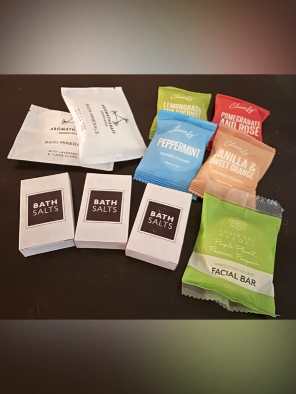 Luxury Spa Bath Bundle | Shower Steamers Bath Salts Minerals Facial Bar | Set
